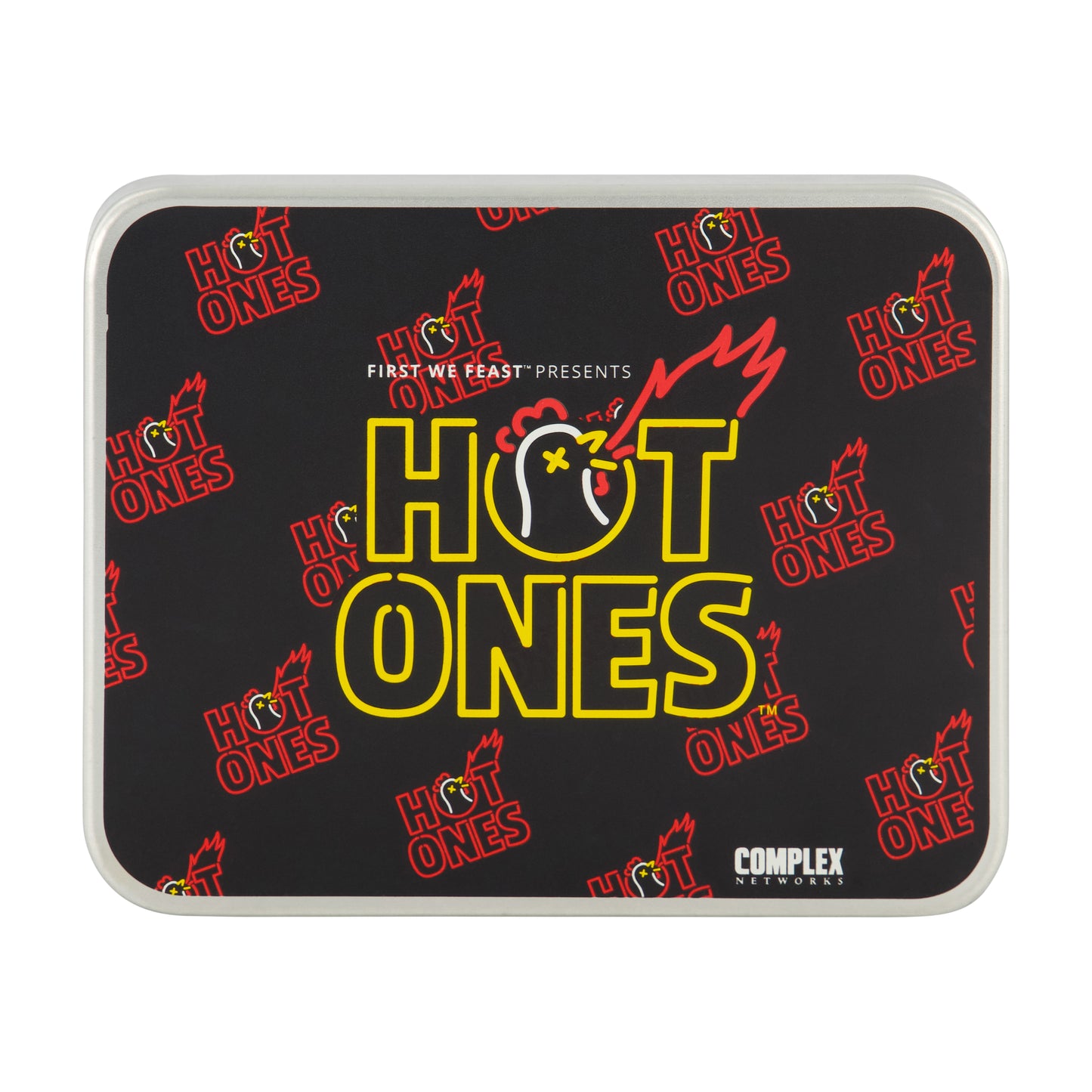 HOT ONES LOGO Bifold Wallet, Slim Wallet with Decorative Tin Unisex