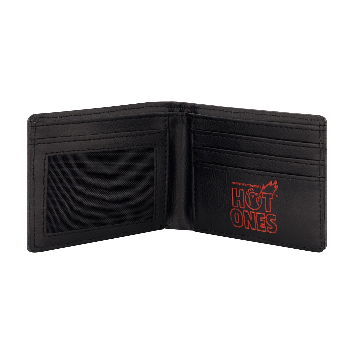 HOT ONES LOGO Bifold Wallet, Slim Wallet with Decorative Tin Unisex