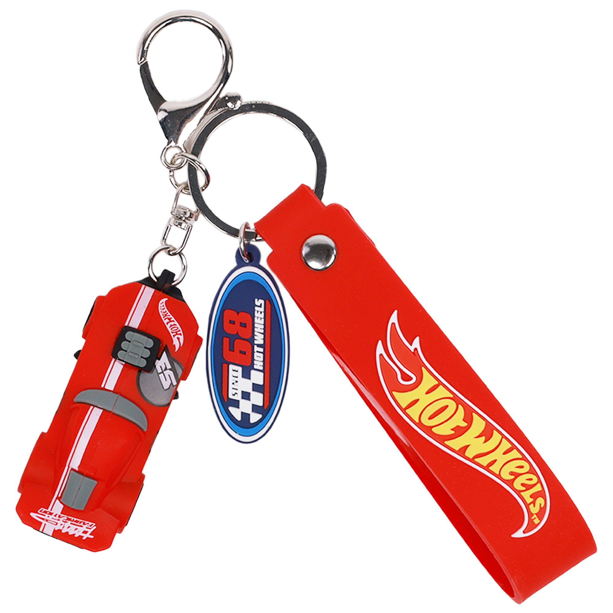 Hot Wheels 3D Car Keychain Set – Officially Licensed Lanyard Keychains (2-Pack)