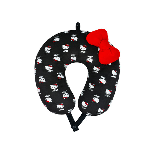 ful Hello Kitty Neck Pillow Support, Portable Travel Car Pillow for Sleep, Black