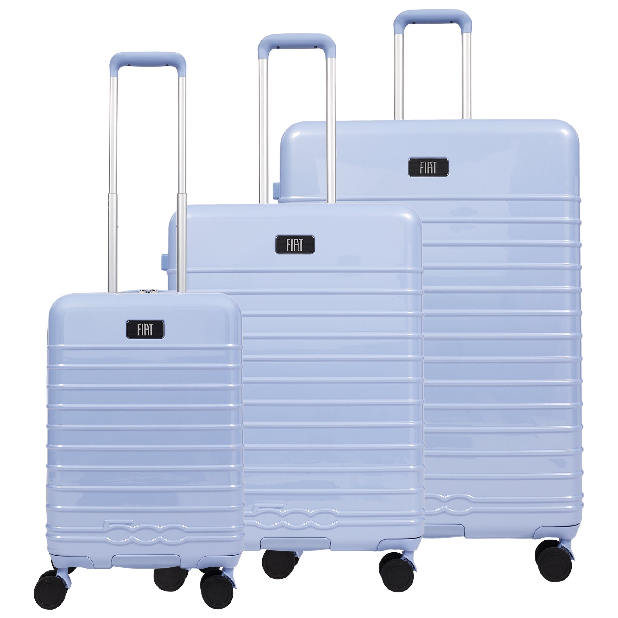 Fiat 500 x FUL 3-Piece Expandable Hardside Spinner Luggage Set – 22", 26.5", 31.5"
