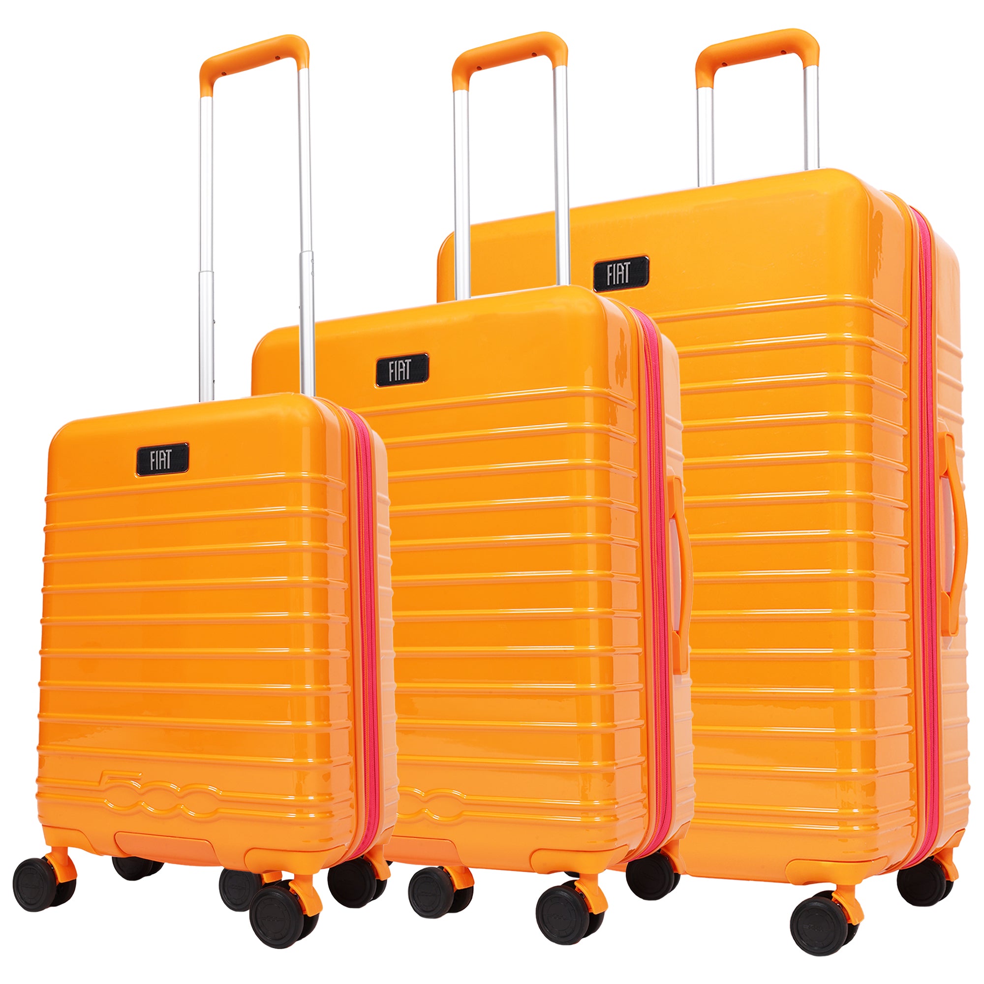 Fiat 500 x FUL 3-Piece Expandable Hardside Spinner Luggage Set – 22", 26.5", 31.5"