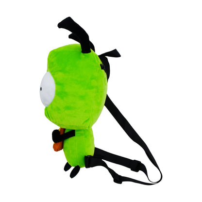 Invader Zim GIR Pizza Plush Backpack, Green