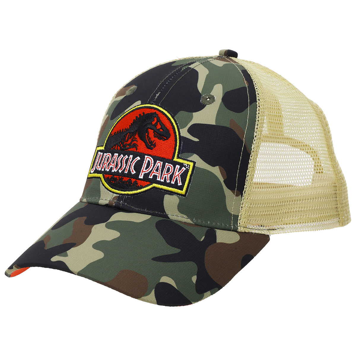 Jurassic Park Ripstop Camo Trucker Hat – Green Camo