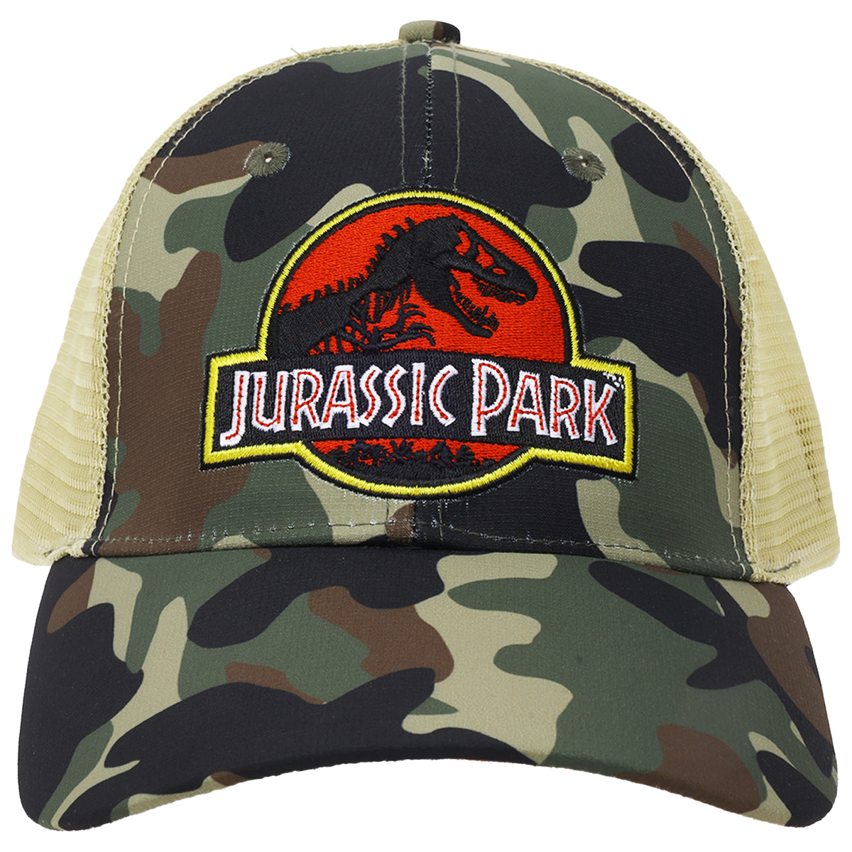 Jurassic Park Ripstop Camo Trucker Hat – Green Camo