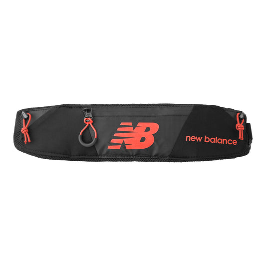 New Balance Running Acc Belt, Blk/Red