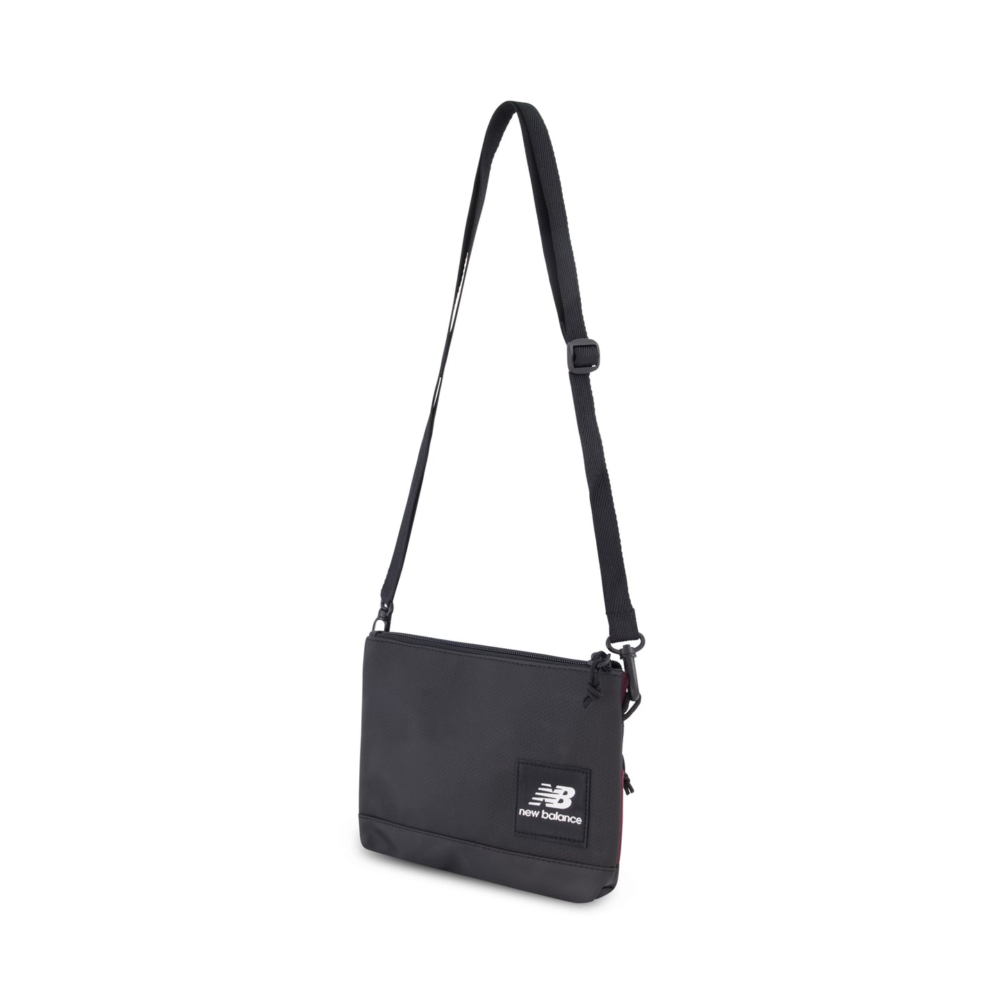 New Balance Legacy Shoulder Bag, Blk/Red