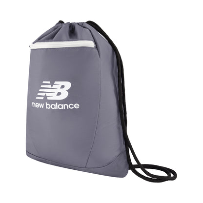 New Balance Flying Logo 17.5" Draw String Bag, Grey