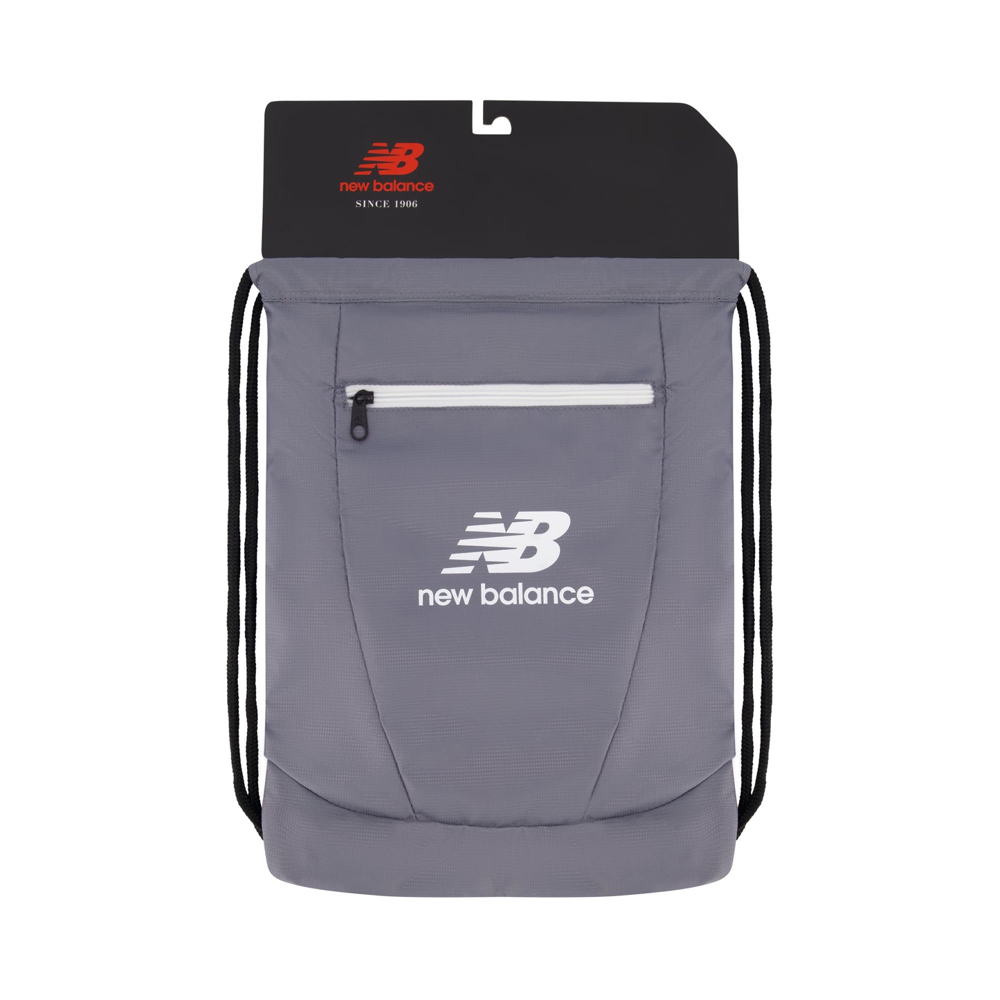 New Balance Flying Logo 17.5" Draw String Bag, Grey