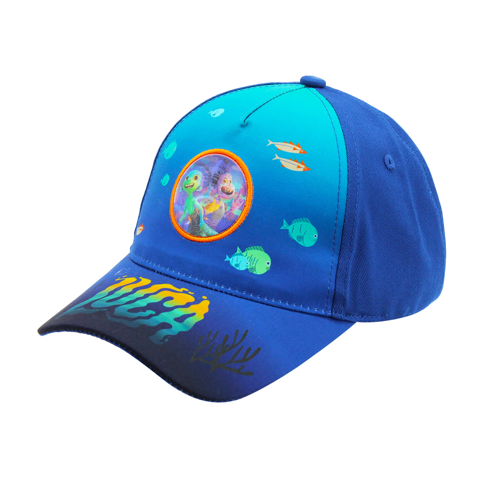 Disney Pixar Luca Lenticular Patch Baseball Hat,Black
