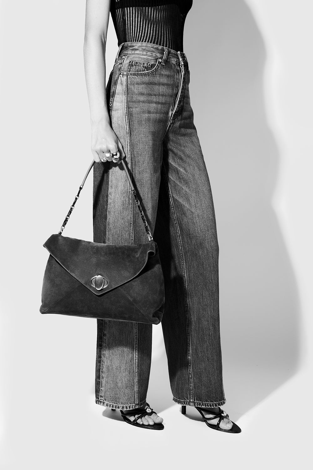 Rebecca Minkoff Love Note Shoulder Bag Black