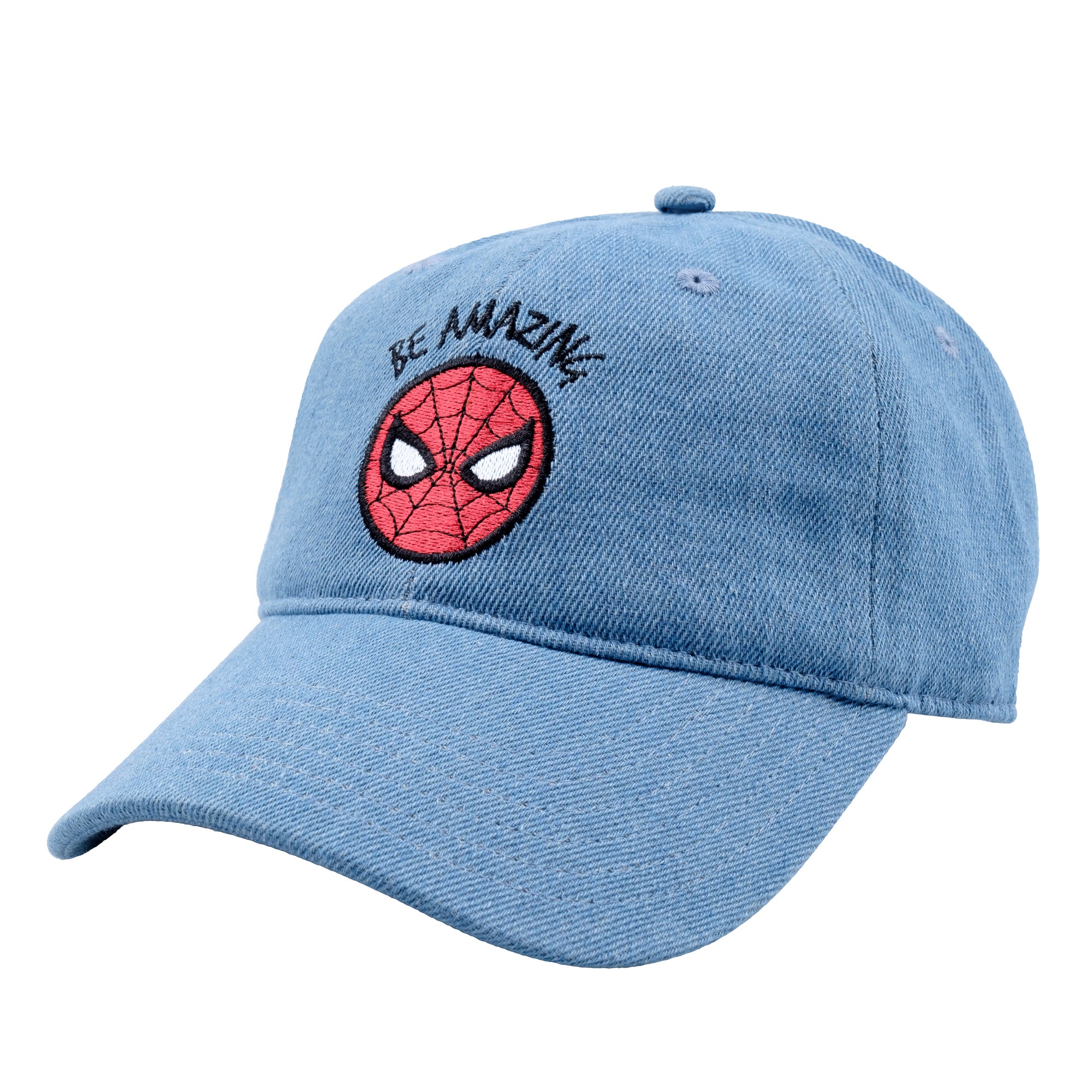 Marvel Spider-Man Cotton Adjustable Dad Hat, Baseball Cap with Curved Brim
