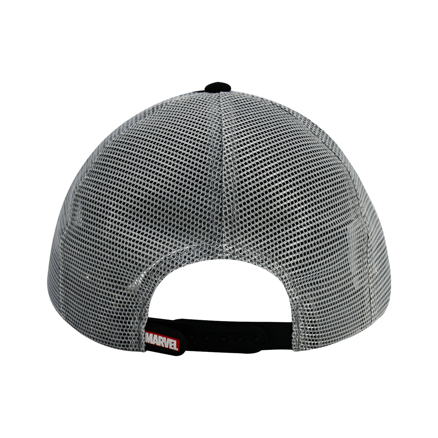 Marvel Spider-Man Baseball Cap, Miles Morales Logo Adjustable Snapback Hat with Curved Brim, Black, One Size
