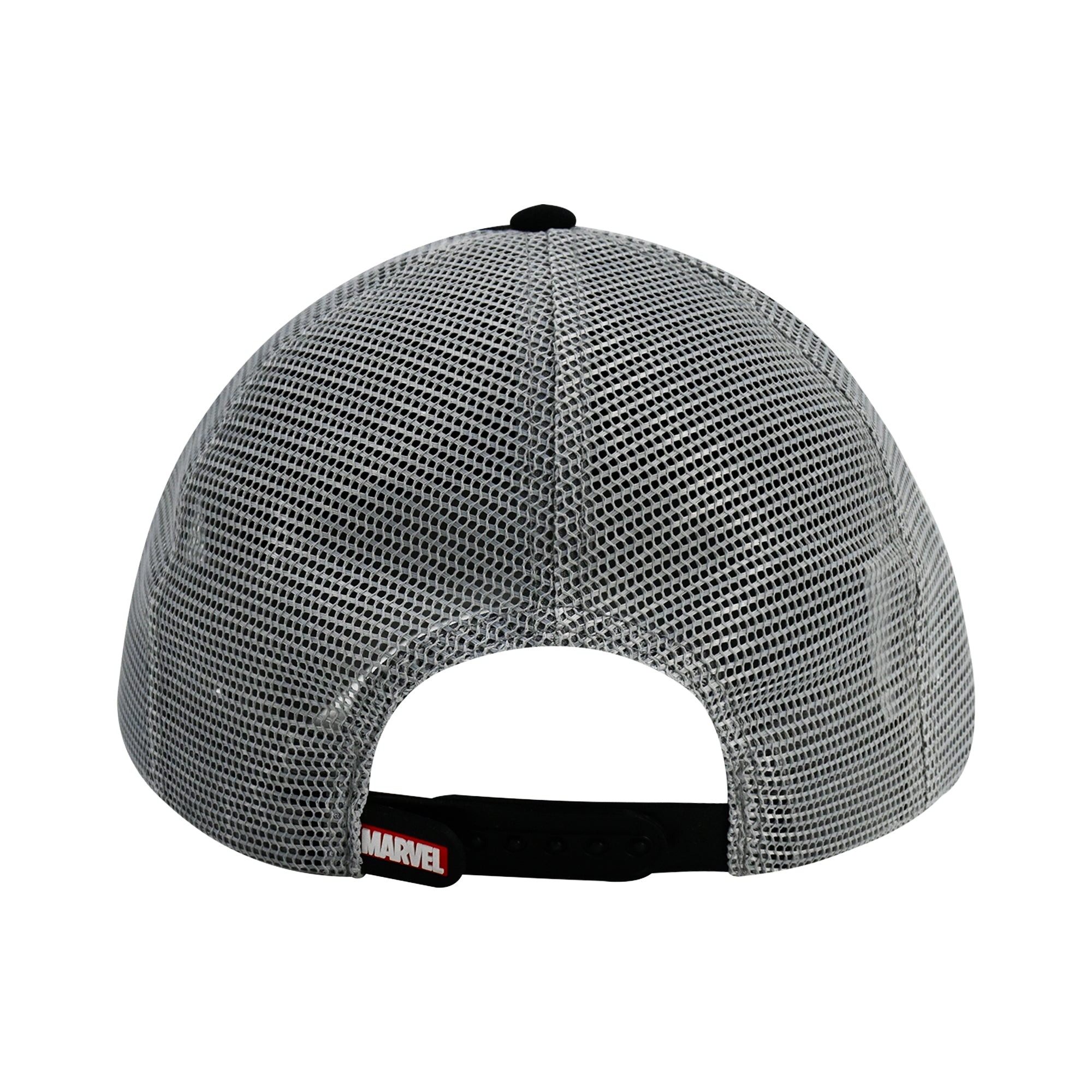 Marvel Spider-Man Baseball Cap, Miles Morales Logo Adjustable Snapback Hat with Curved Brim, Black, One Size