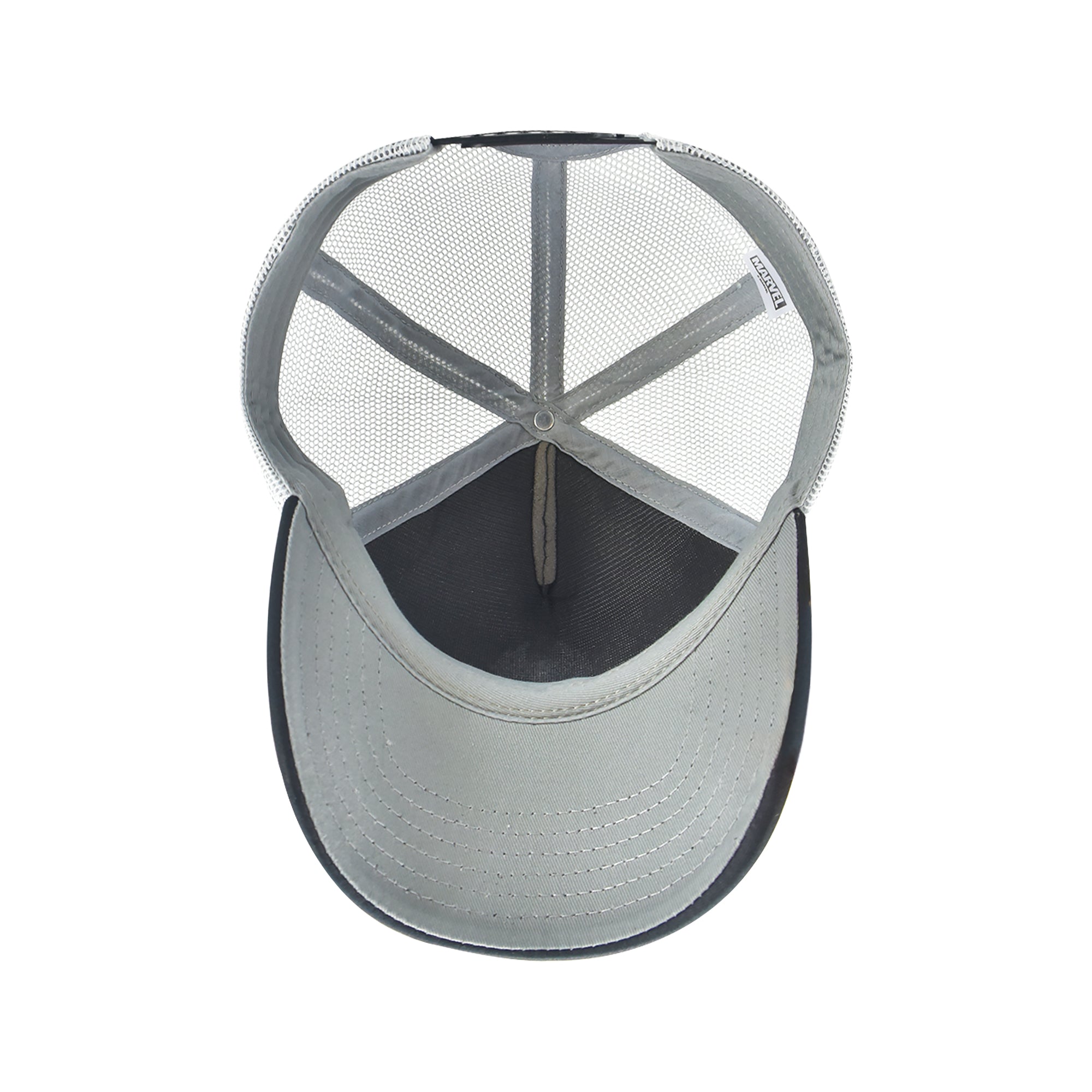 Marvel Spider-Man Baseball Cap, Miles Morales Logo Adjustable Snapback Hat with Curved Brim, Black, One Size