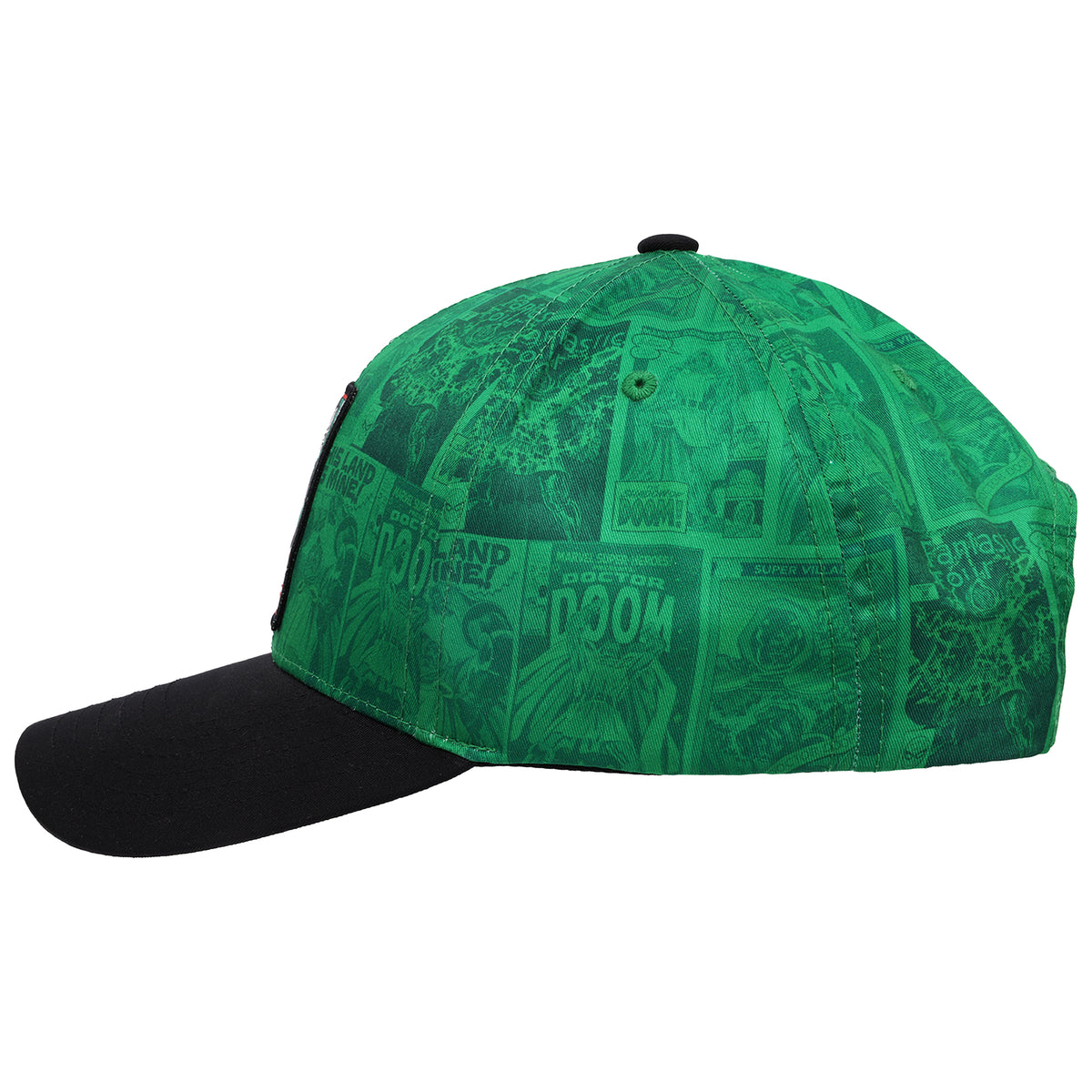 Marvel Doctor Doom Lives! Comic Print Adjustable Baseball Hat – Adult Snapback Cap