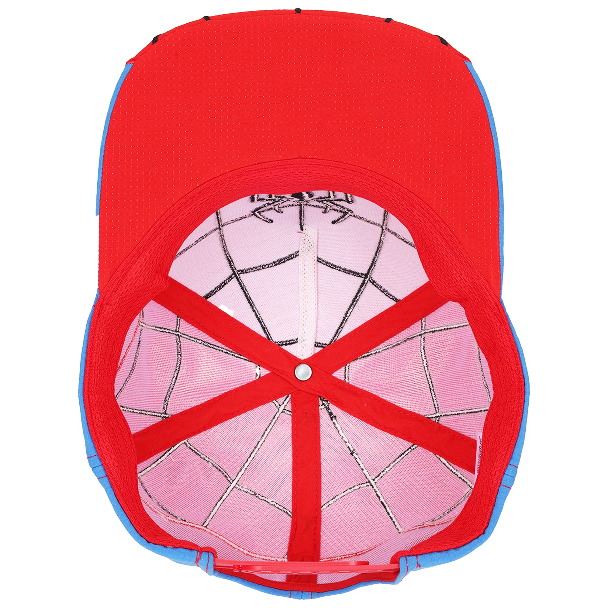 Marvel Spider-Man “Brand New Day” Cosplay Flat Brim Hat – Adult Snapback Cap with Embroidered Spider Logo