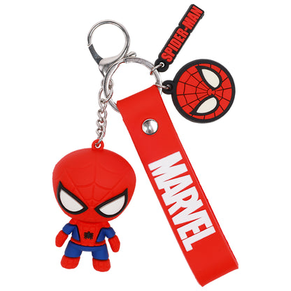 Marvel Spider-Man & Miles Morales 3D Keychain Set – Officially Licensed Lanyard Keychains (2-Pack)