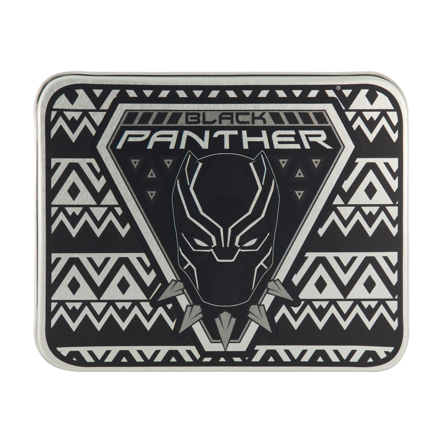 MARVEL BLACK PANTHER LOGO Bifold Wallet, Slim Wallet with Decorative Tin Unisex