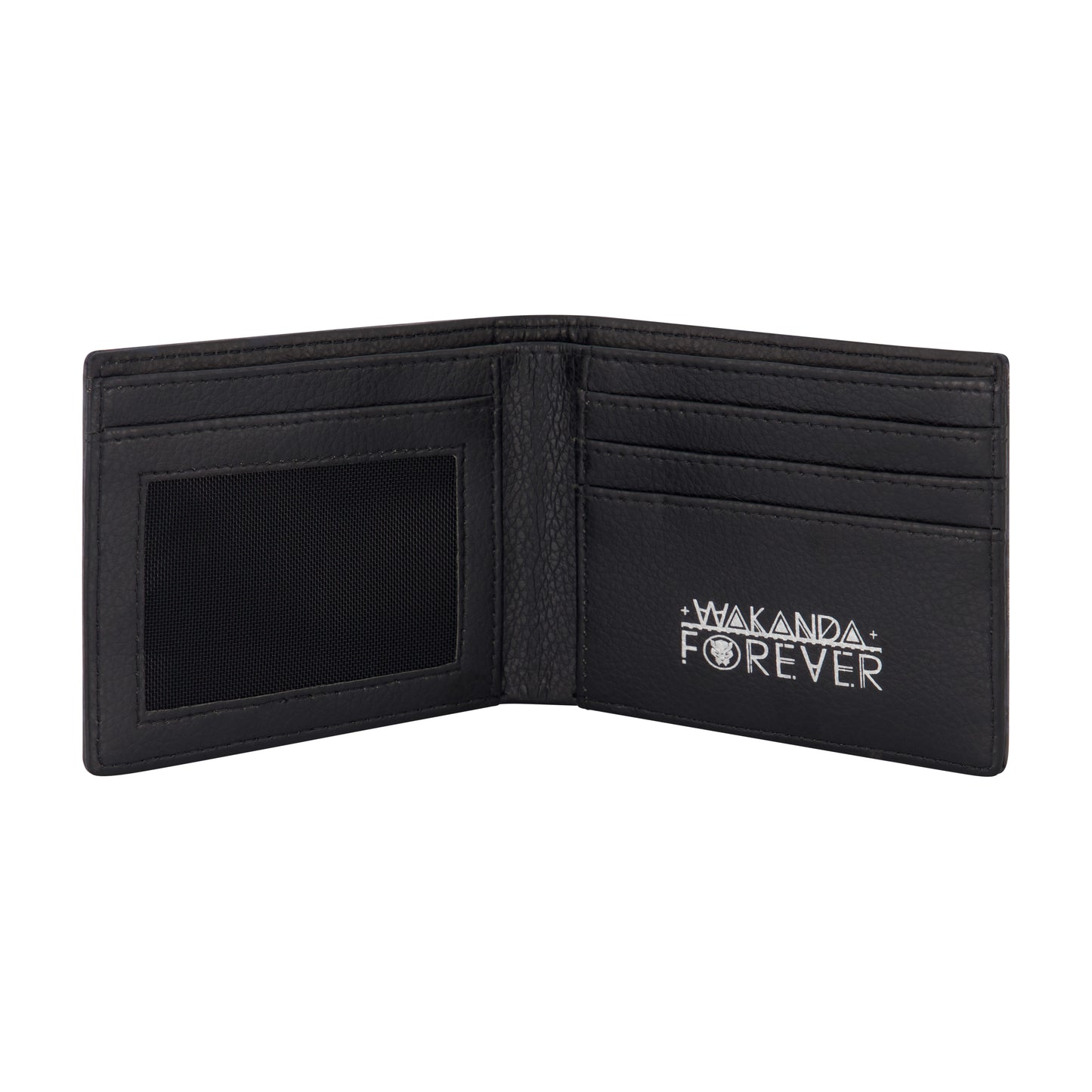 MARVEL BLACK PANTHER LOGO Bifold Wallet, Slim Wallet with Decorative Tin Unisex