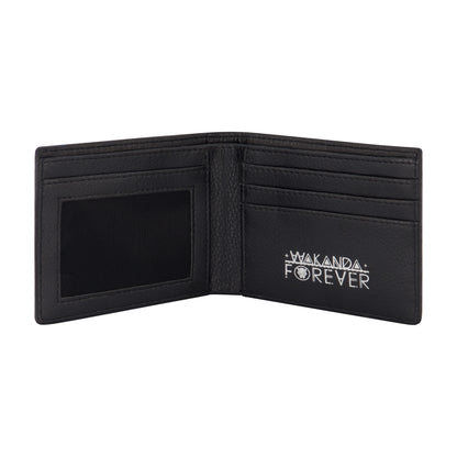 MARVEL BLACK PANTHER LOGO Bifold Wallet, Slim Wallet with Decorative Tin Unisex