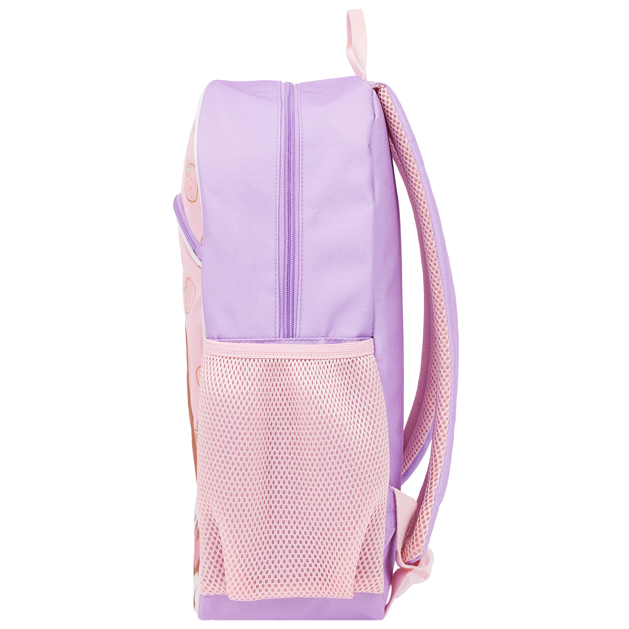 My Melody Berry Bow Full-Size Halfmoon Backpack – Strawberry Print Sanrio School Bag