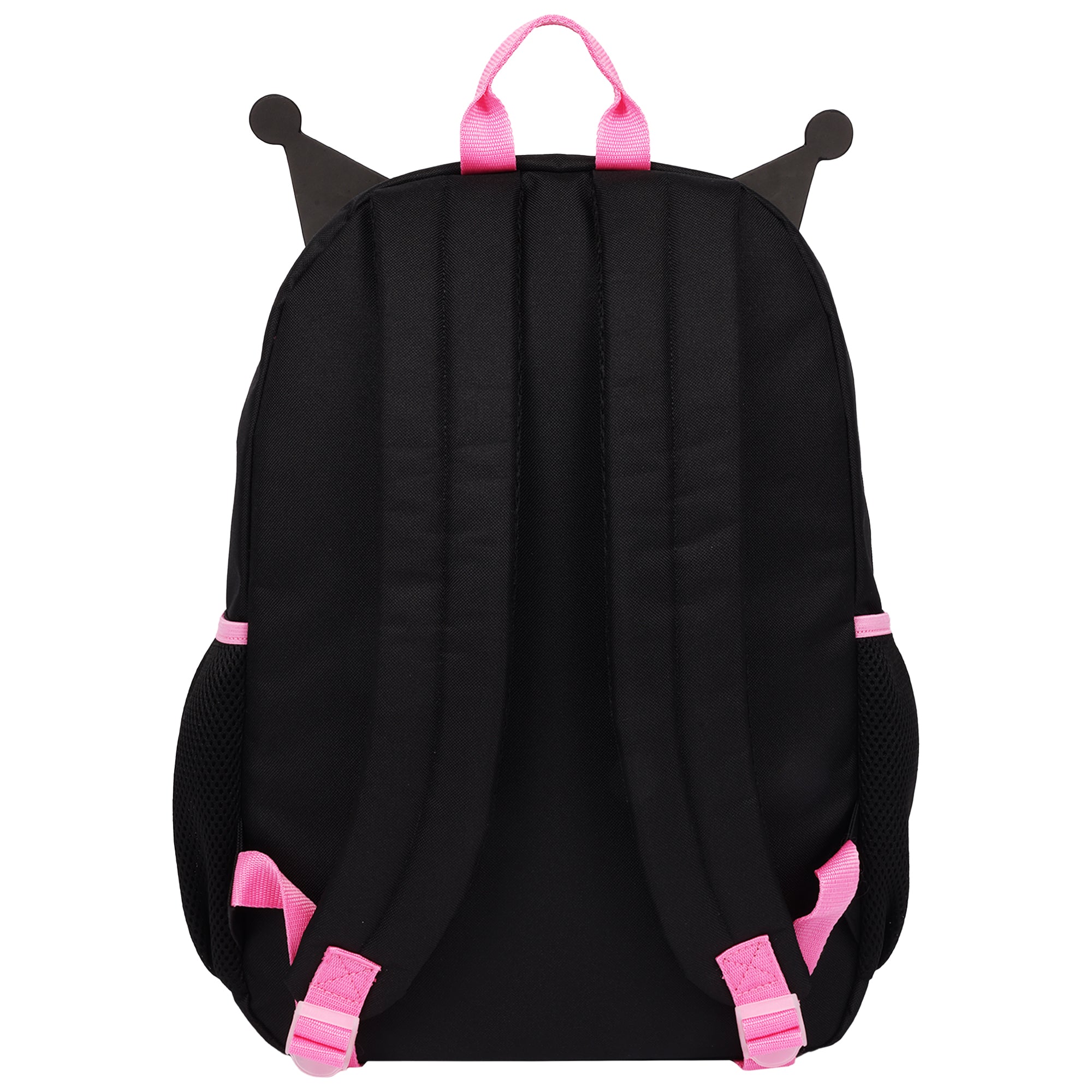 Kuromi Kids Backpack with 3D Ears – Officially Licensed Sanrio School Bag, Black & Pink