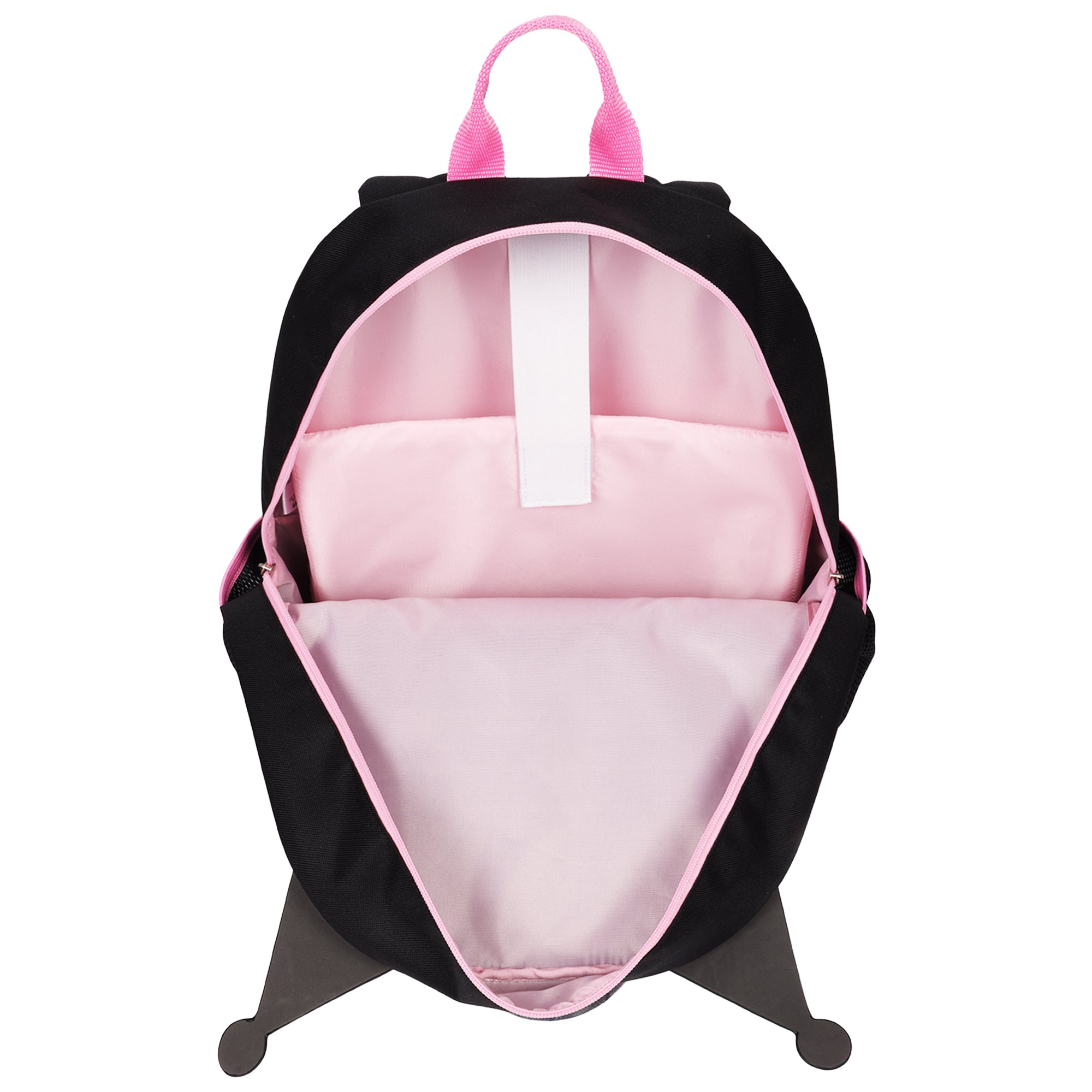 Kuromi Kids Backpack with 3D Ears – Officially Licensed Sanrio School Bag, Black & Pink