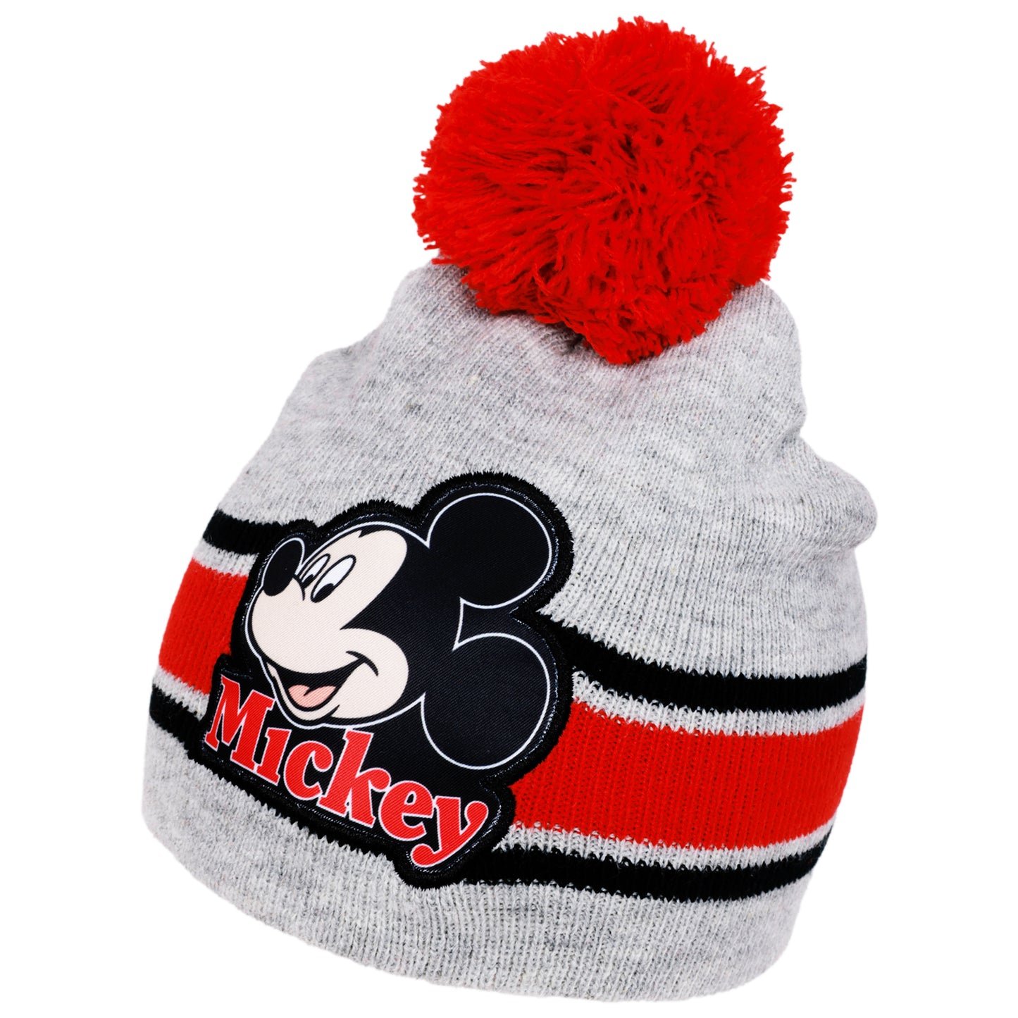 Disney Mickey Mouse Boys’ Toddler Winter Hat, Scarf & Mittens Set – 3-Piece Knit Cold Weather Accessory Set (Ages 2–4)