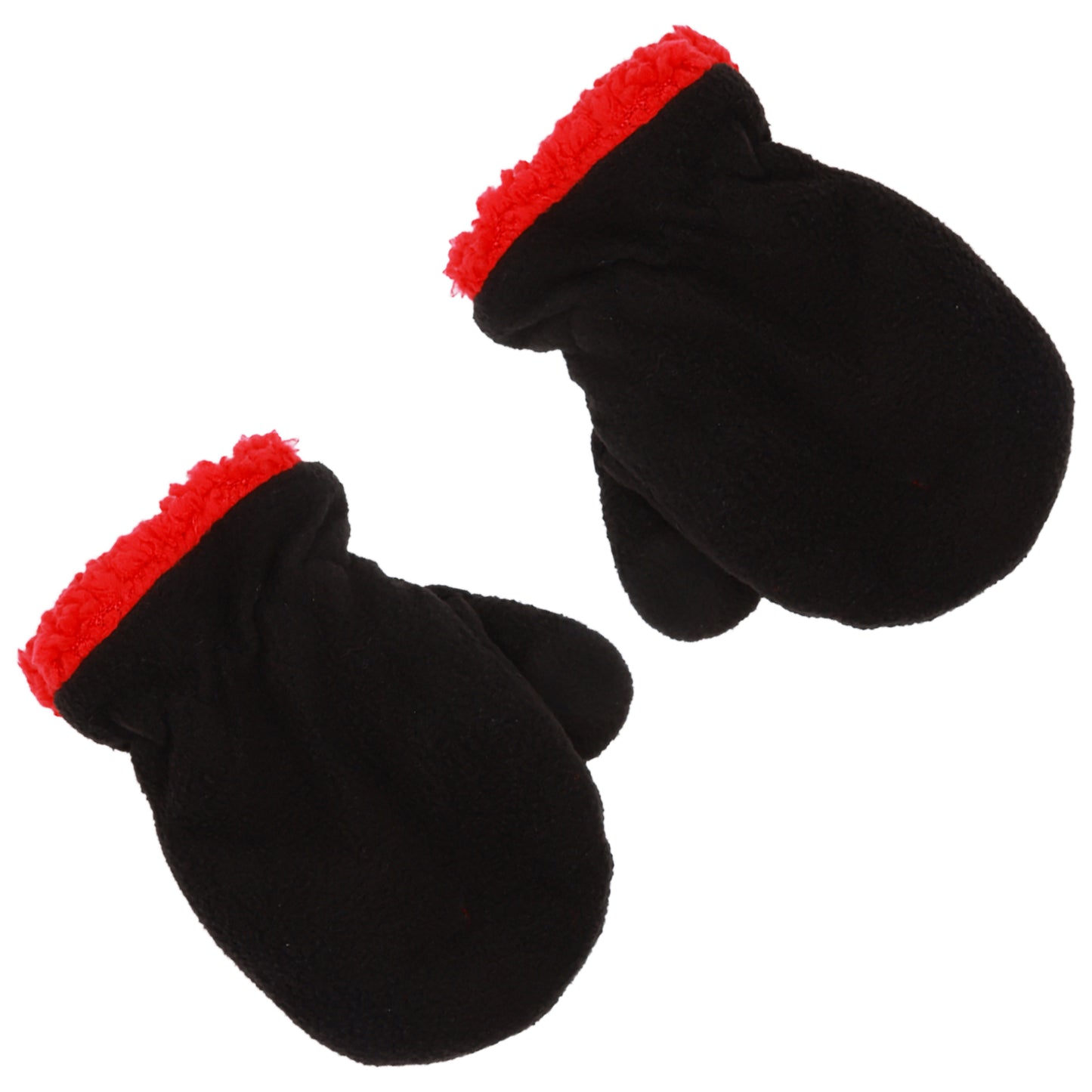 Disney Mickey Mouse Toddler Winter Hat & Mittens Set – Fleece-Lined Sherpa Ear Flap Beanie for Boys (Ages 2–4)