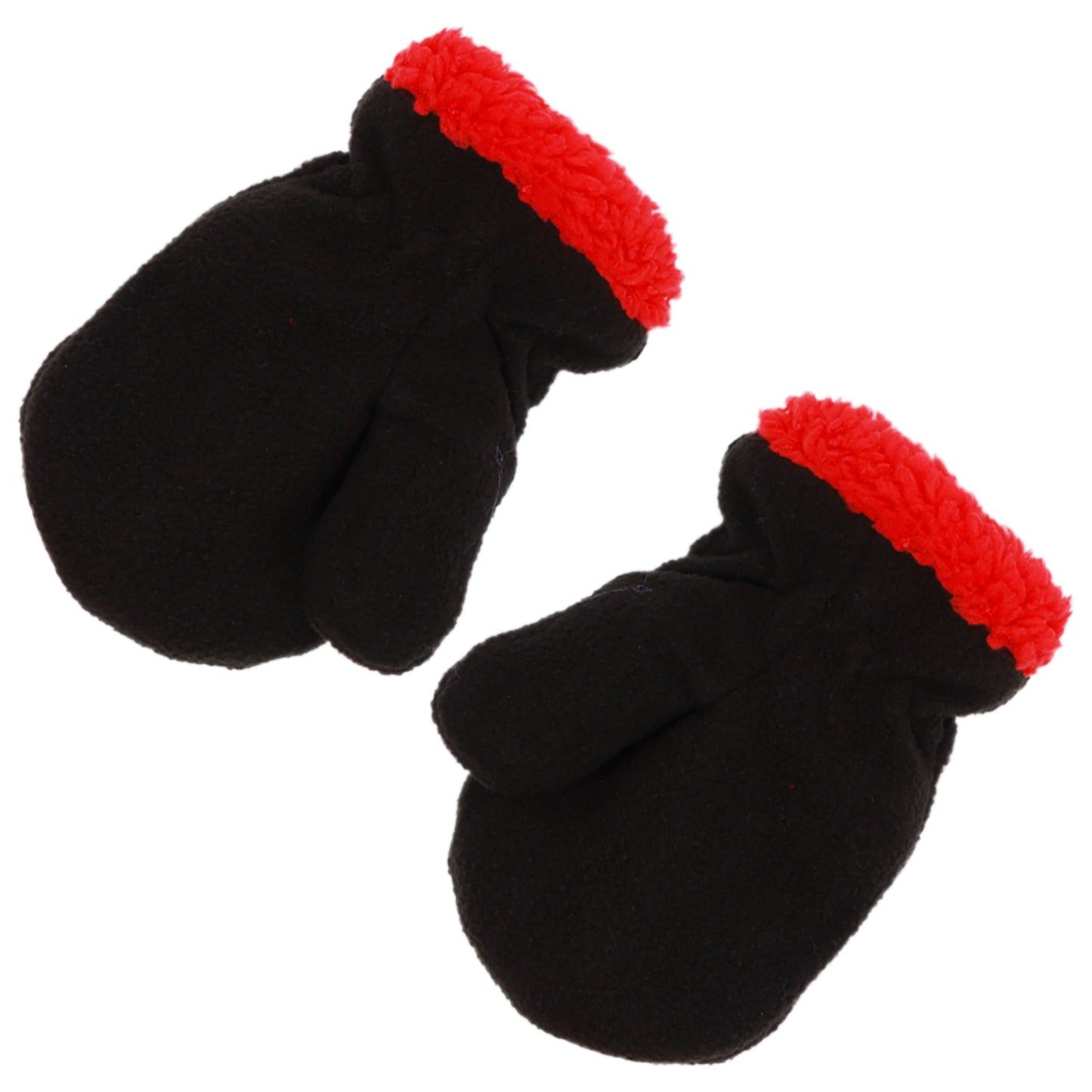 Disney Mickey Mouse Toddler Winter Hat & Mittens Set – Fleece-Lined Sherpa Ear Flap Beanie for Boys (Ages 2–4)