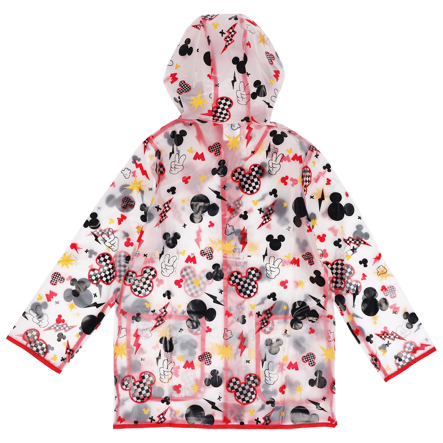 Disney Mickey Mouse Toddler Raincoat – Waterproof Hooded Rain Jacket for Boys (Ages 4–5)