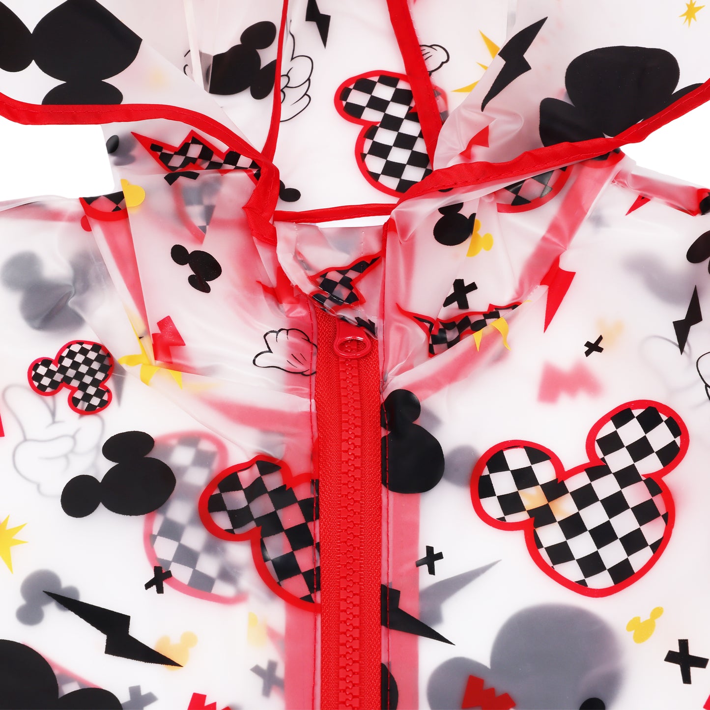 Disney Mickey Mouse Toddler Raincoat – Waterproof Hooded Rain Jacket for Boys (Ages 4–5)