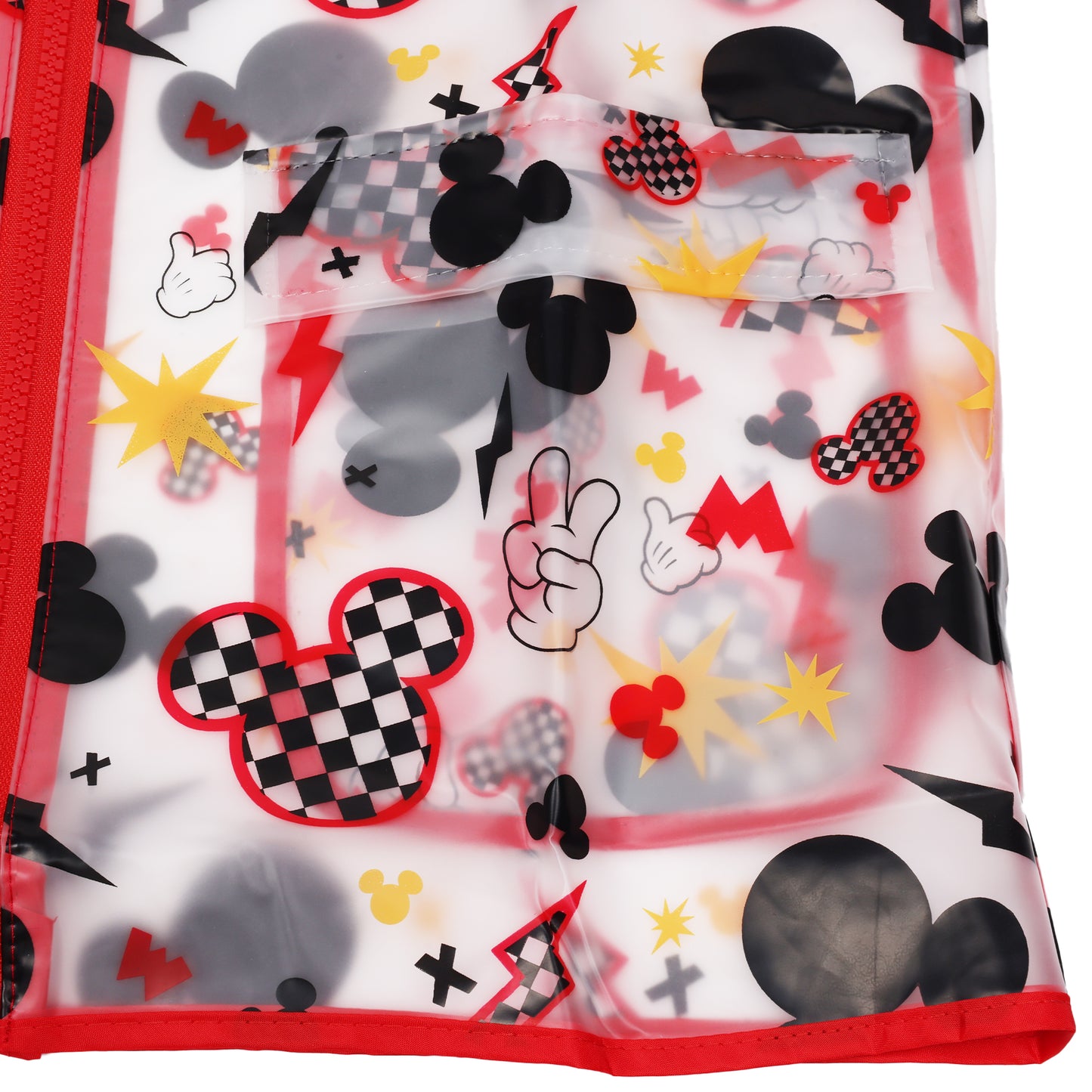 Disney Mickey Mouse Toddler Raincoat – Waterproof Hooded Rain Jacket for Boys (Ages 4–5)