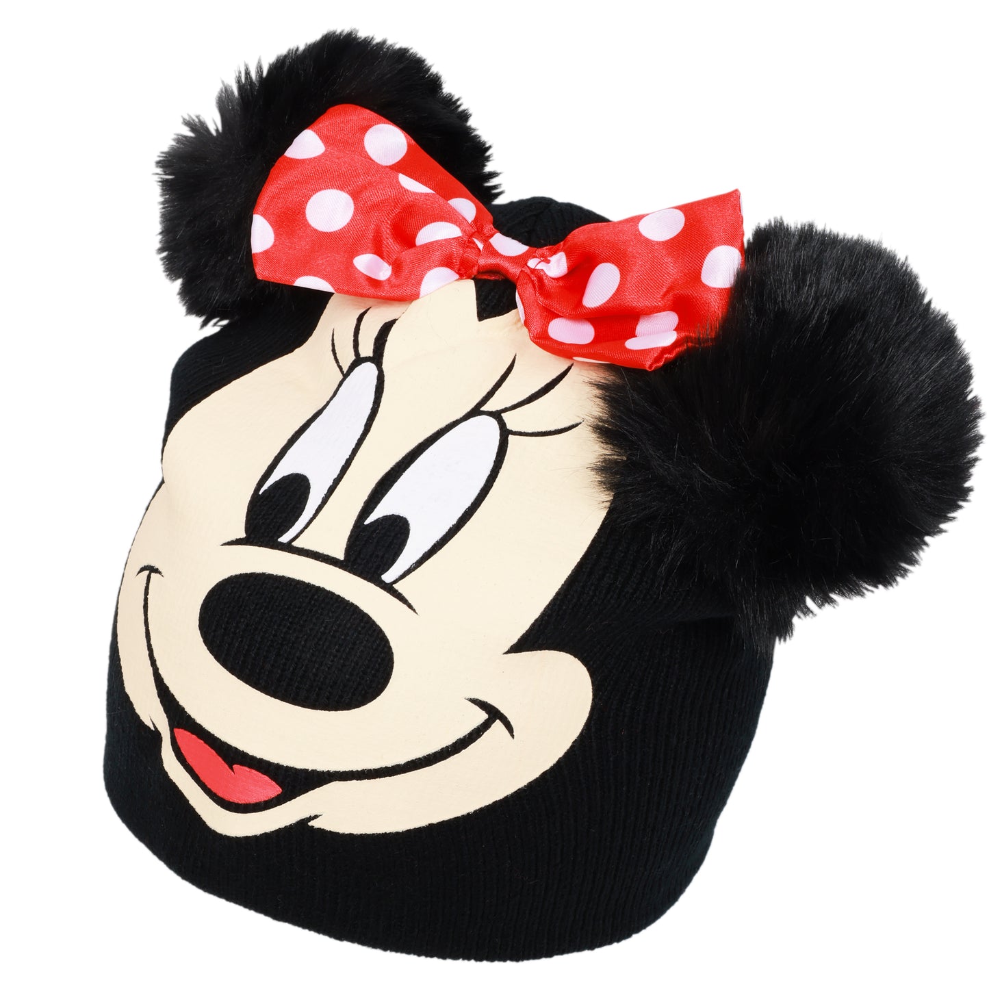 Disney Minnie Mouse Toddler Winter Hat & Mittens Set – Girls Ages 2–4