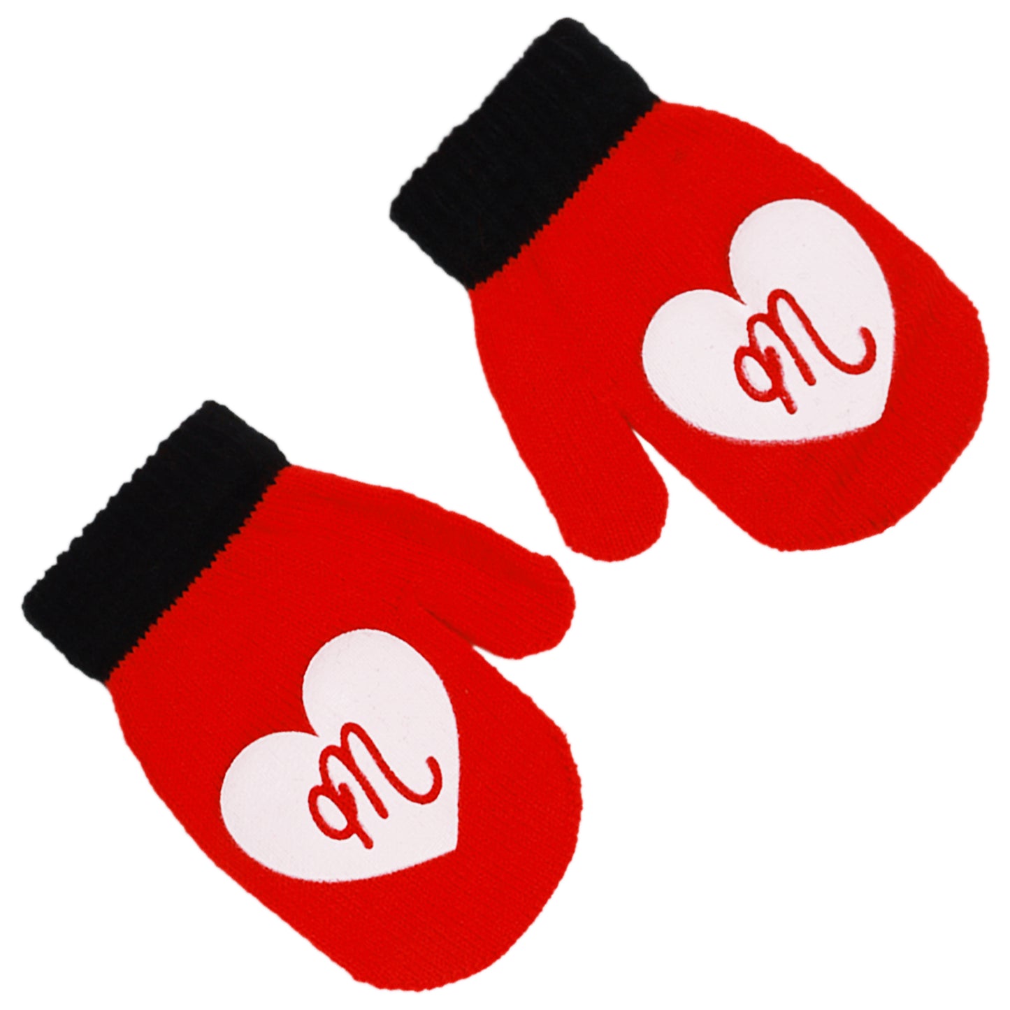 Disney Minnie Mouse Toddler Girls Winter Hat with 2 Pairs of Mittens