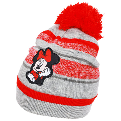 Disney Minnie Mouse Toddler Girls Winter Hat, Scarf & Mittens Set – Ages 2–4