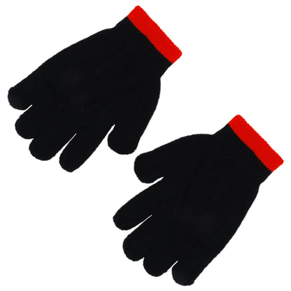 Disney Minnie Mouse Girls Winter Hat, Earmuffs & Gloves Set – Ages 4–7