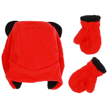Disney Minnie Mouse Toddler Girls Winter Hat & Mittens Set – Ages 2–4
