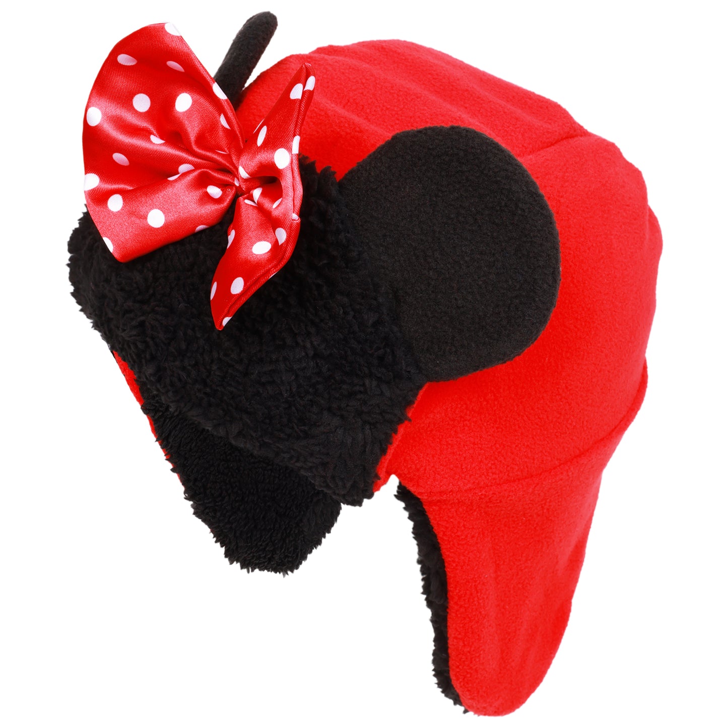 Disney Minnie Mouse Toddler Girls Winter Hat & Mittens Set – Ages 2–4