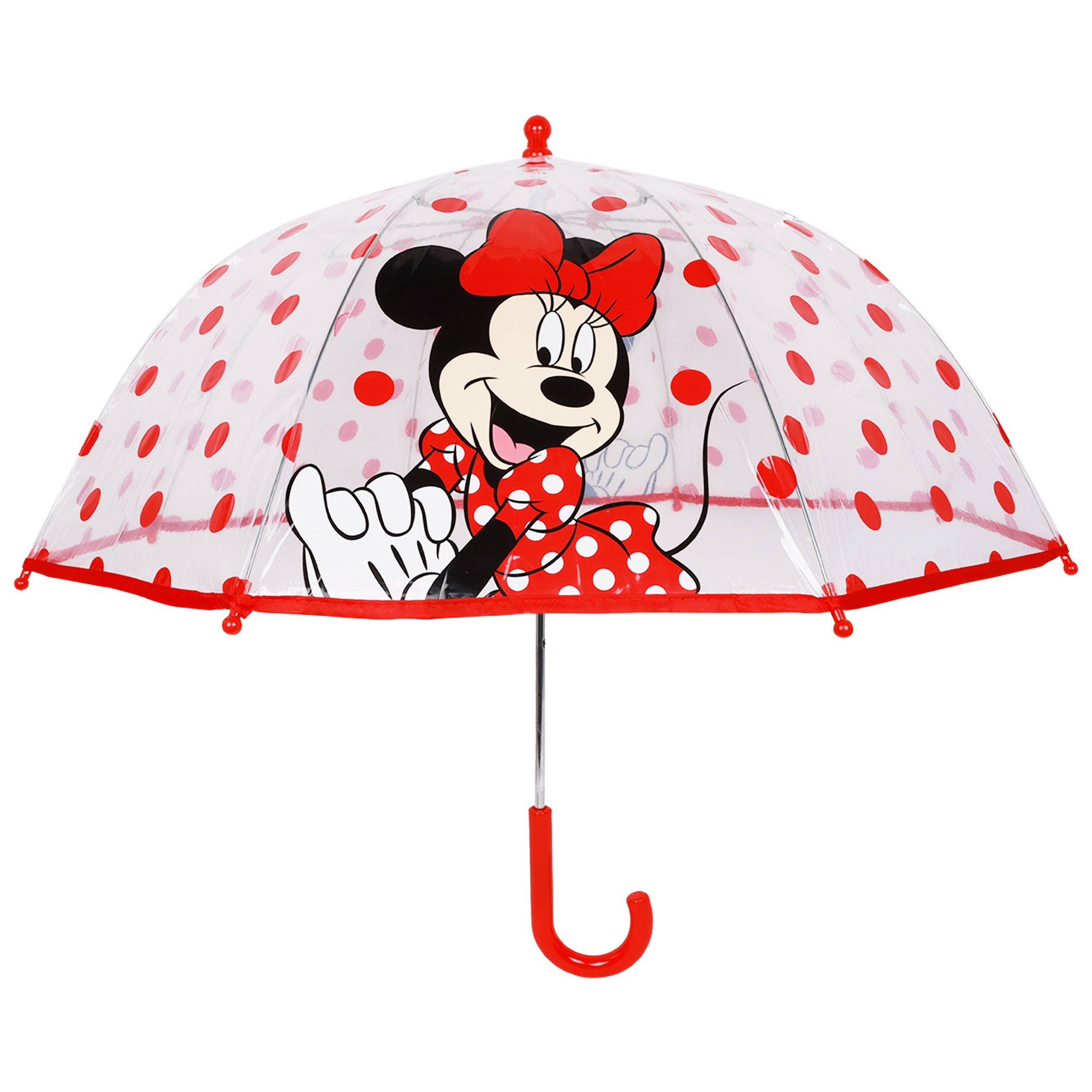 Disney Minnie Mouse Children’s Clear Dome Umbrella