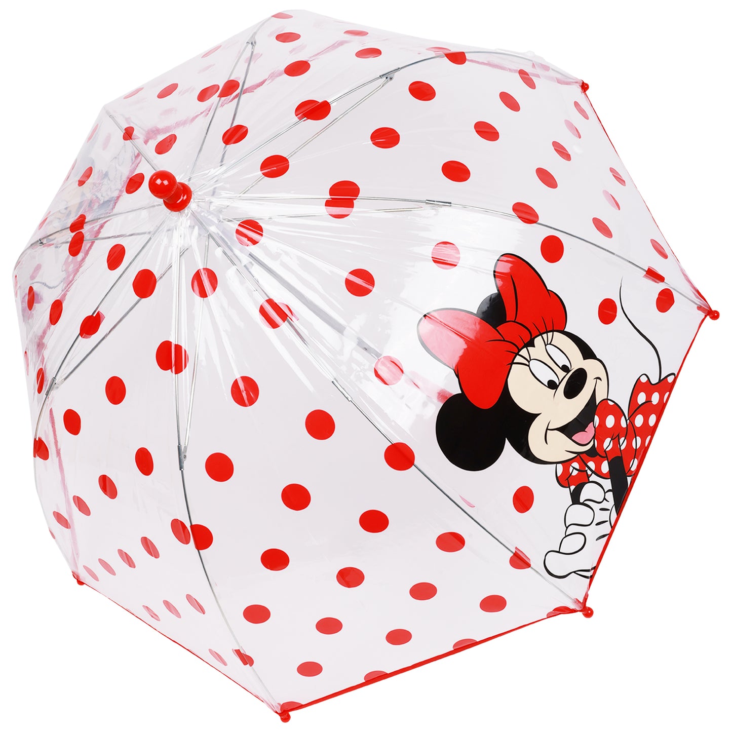 Disney Minnie Mouse Children’s Clear Dome Umbrella