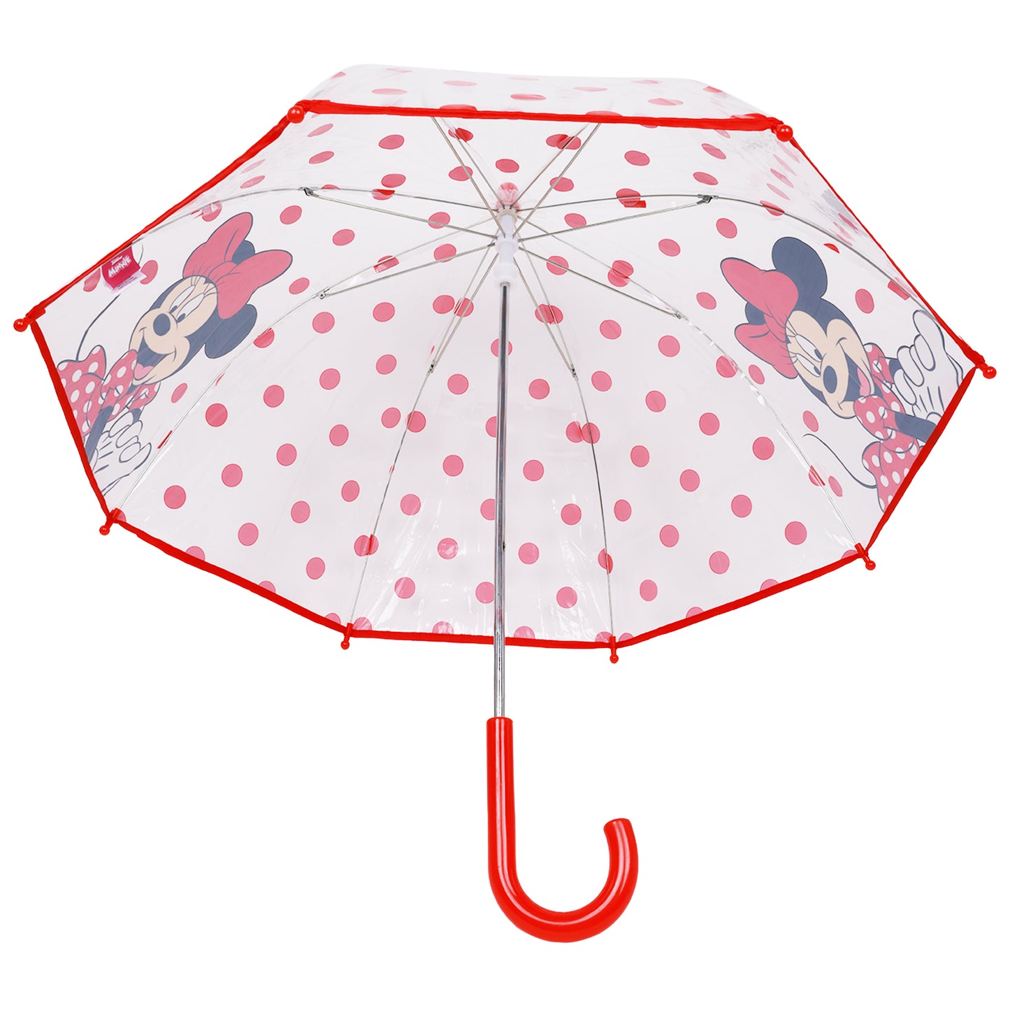 Disney Minnie Mouse Children’s Clear Dome Umbrella