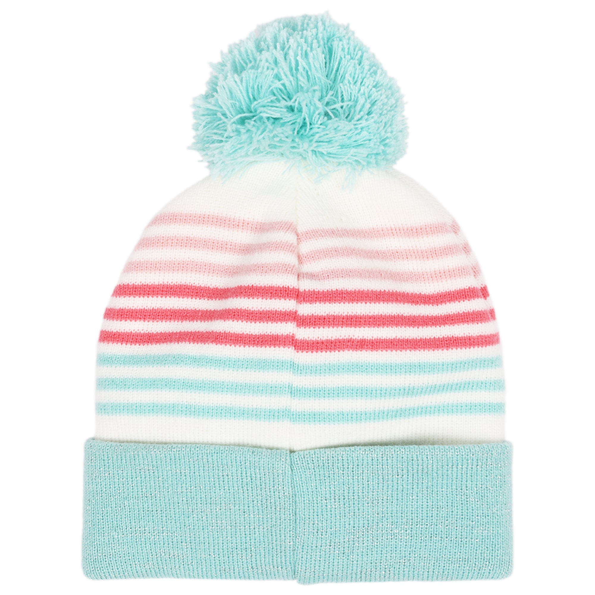 Disney Moana Girls Beanie & Mittens Set – Pom Pom Knit Winter Hat – Cold Weather Accessory Set for Girls Ages 2–4