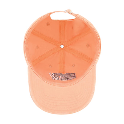 Nick Mtv Diagonal Stripe Logo Dad Cap,Peach