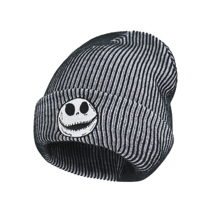 NBC Glow In The Dark Jack Striped Beanie, Black / White