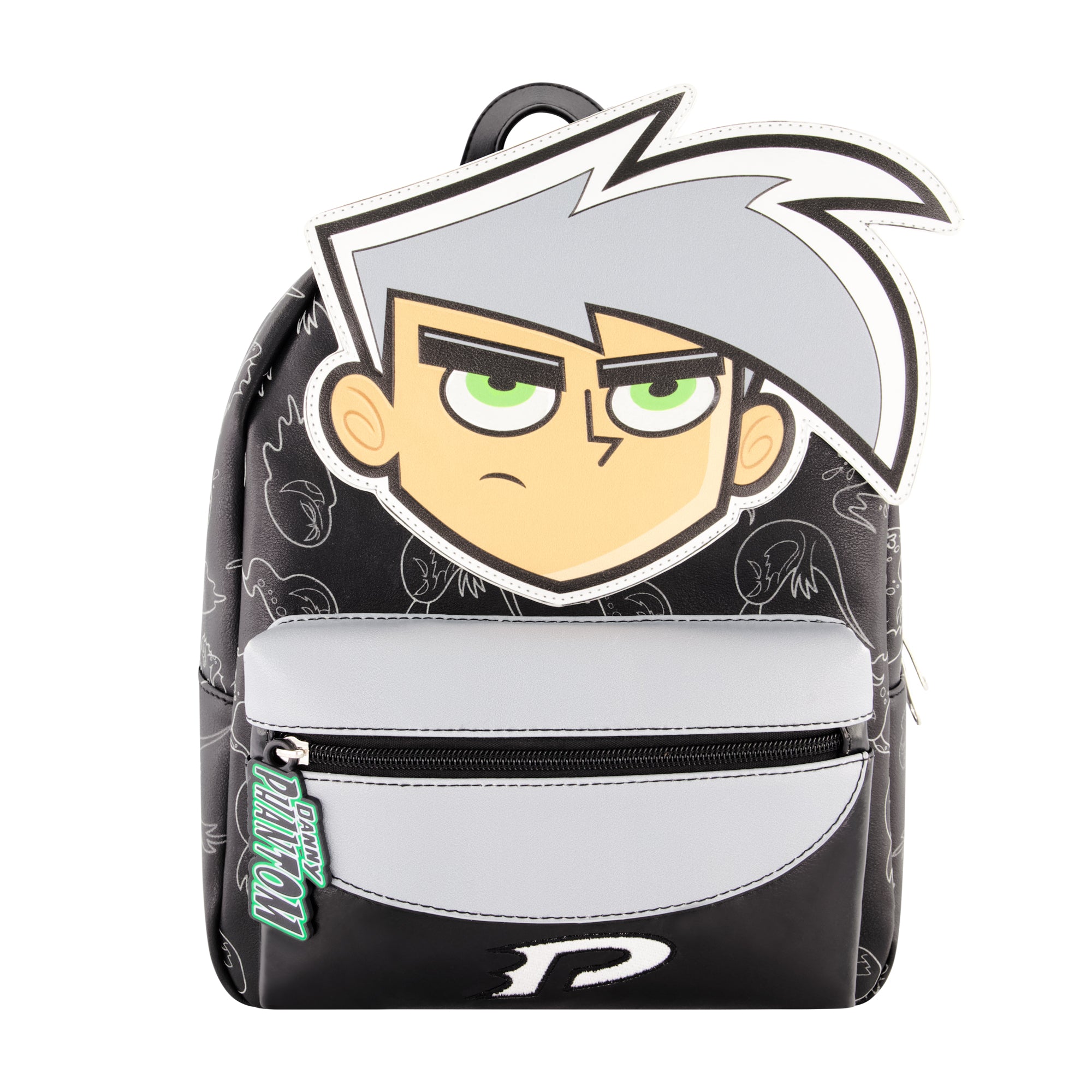 Nickelodeon Danny Phantom Mini Backpack, Black