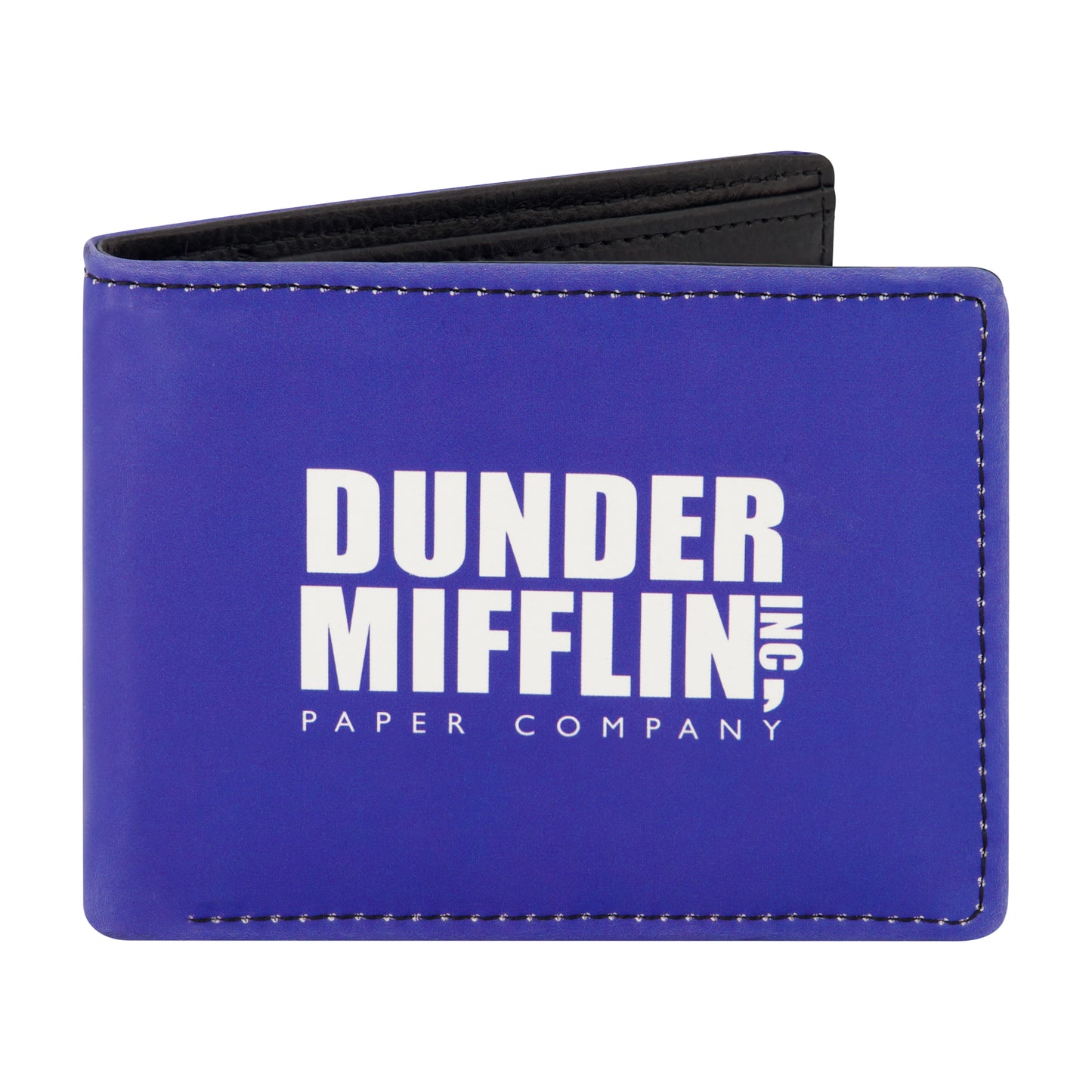 The Office Dunder Mifflin Inc. Paper Company Bifold Wallet, Slim Wallet with Decorative Tin Unisex