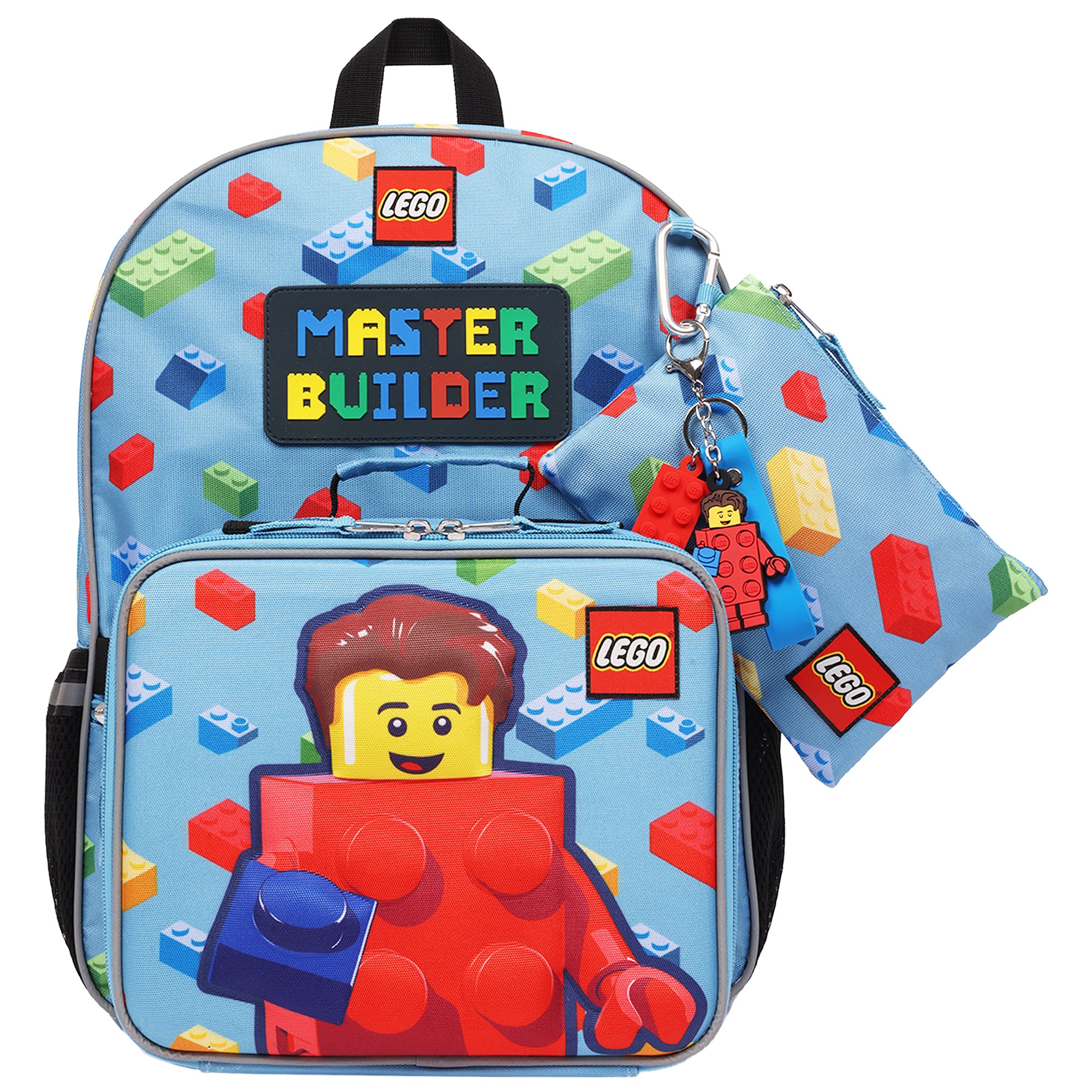 LEGO® Master Builder Backpack Set with Detachable Lunch Box & Accessory Pouch