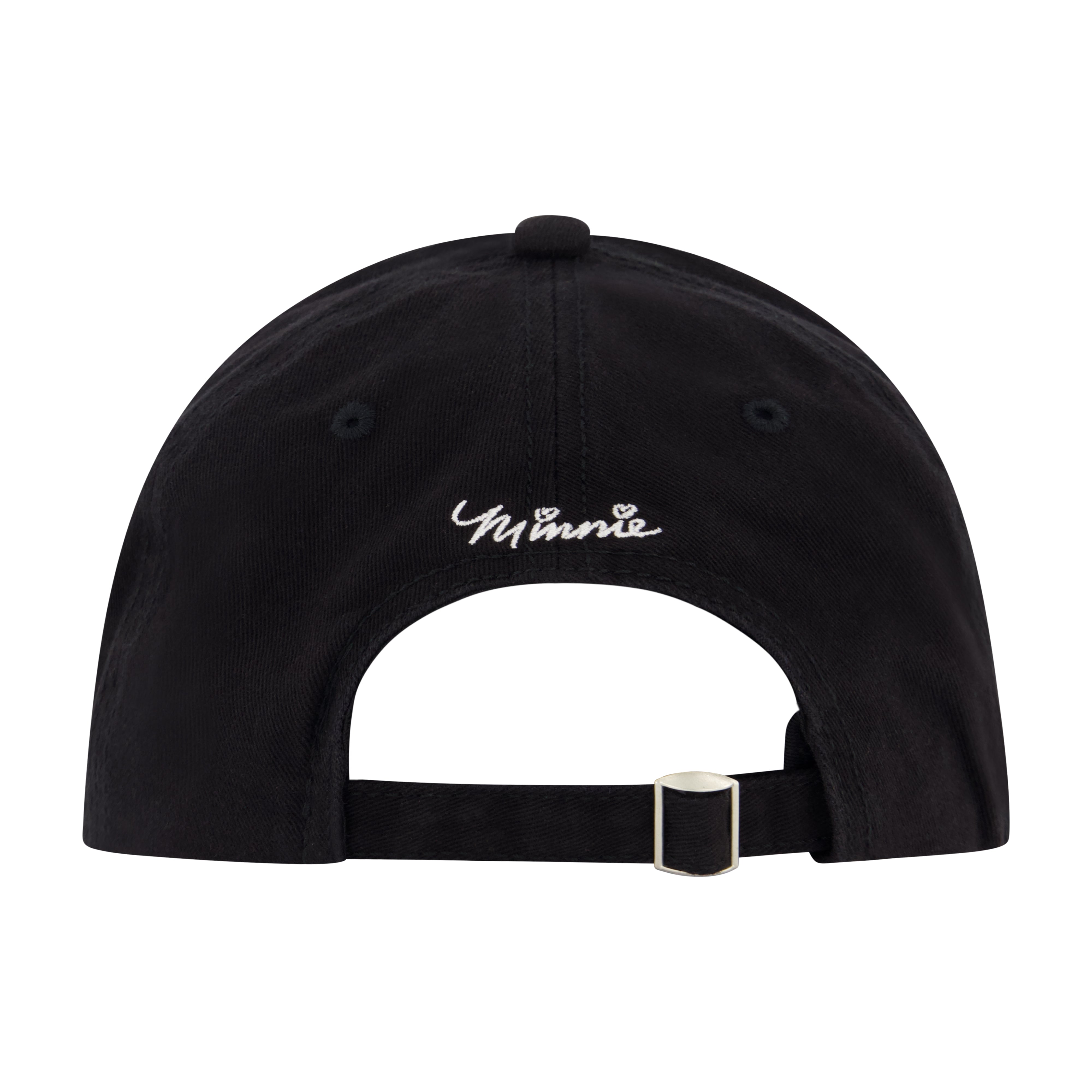 Disney Minnie Mouse Bow Dad Cap With Embroidery,Black